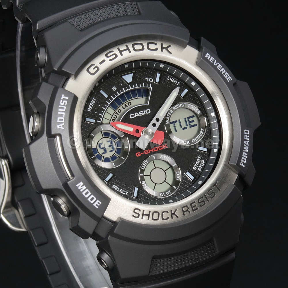 新型コロナ G-SHOCK カシオ 腕時計 AW-590-1AJF | sarilab.com