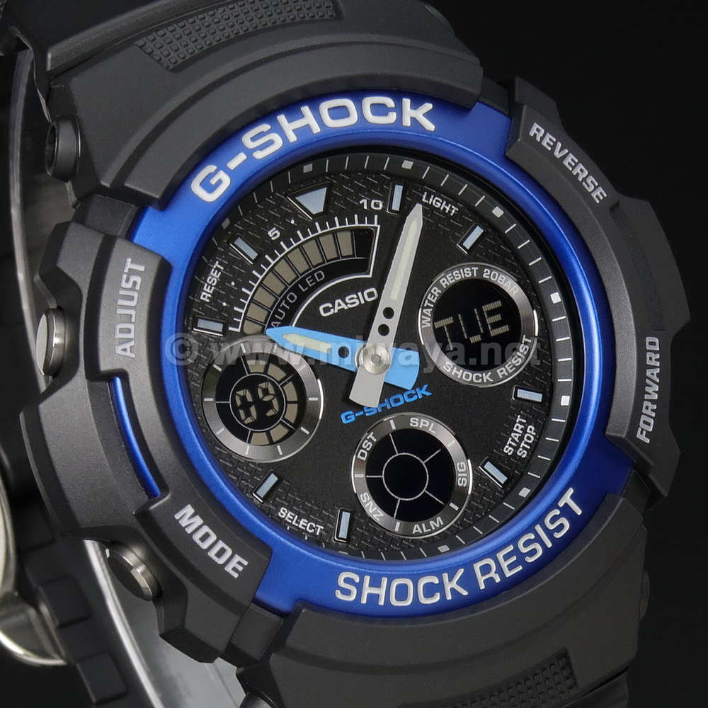 G-SHOCK  電池新品 AW-591-2AJF  黒 青 g-shock