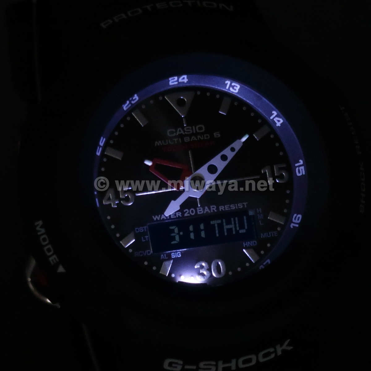 CASIO G SHOCK 電波ソーラー AWG-M520-1AJF - 腕時計(アナログ)