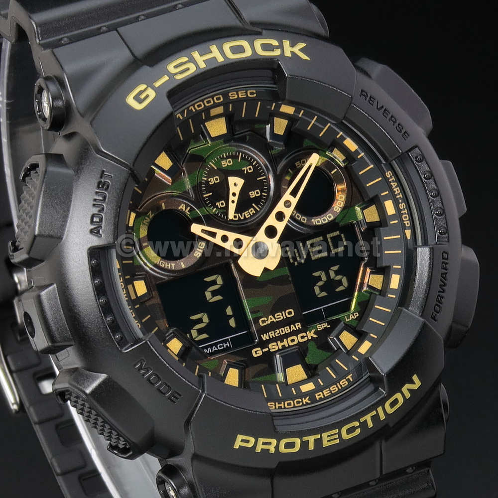 G-SHOCKGA-100CF【美品】CASIO G-SHOCK GA-100CF【電池新品】 - 腕時計