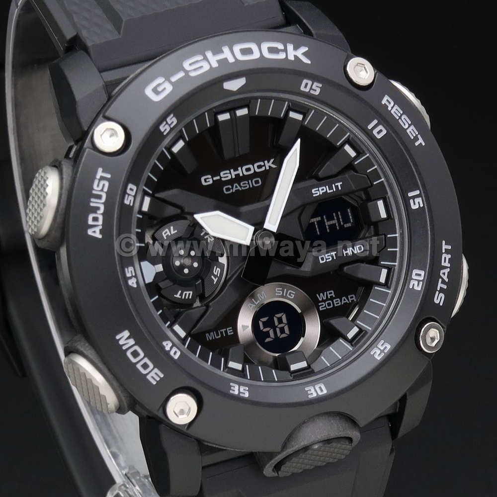 カシオ CASIO 腕時計 G-SHOCK GA-2000S-1AJF 黒電池式防水