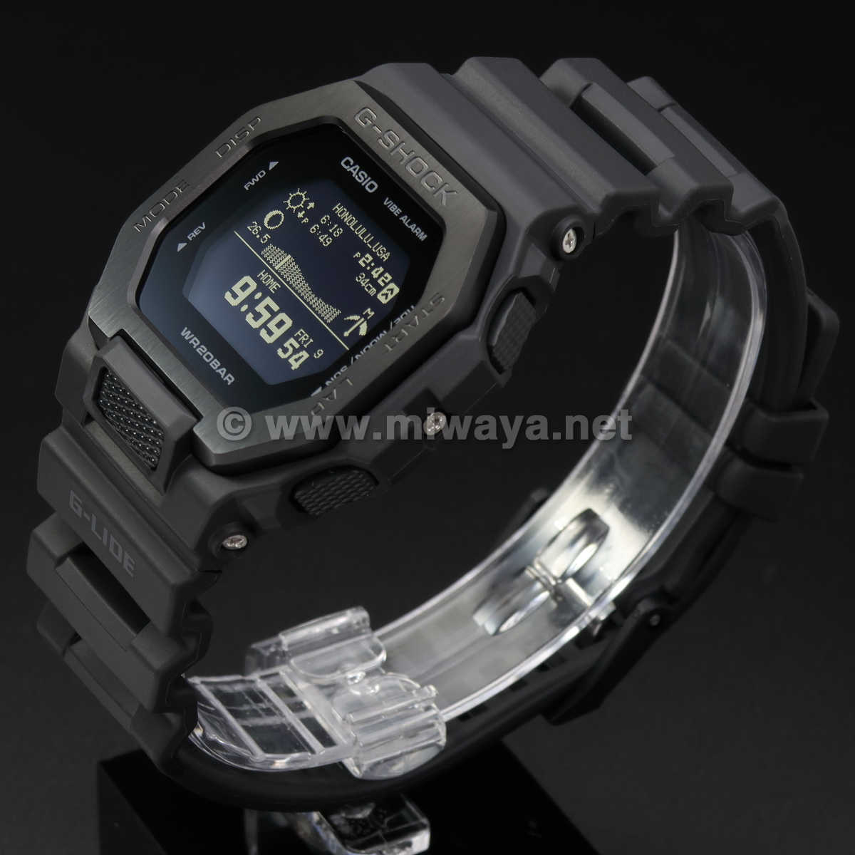 カシオ ジーショック 腕時計 G-LIDE GBX-100NS-1JF ブラック