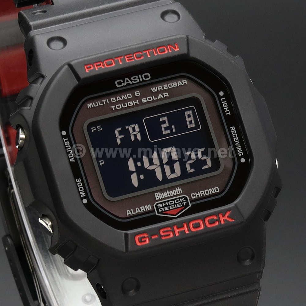 腕時計(デジタル)G-SHOCK カシオ GW-B5600HR-1JF ブラック
