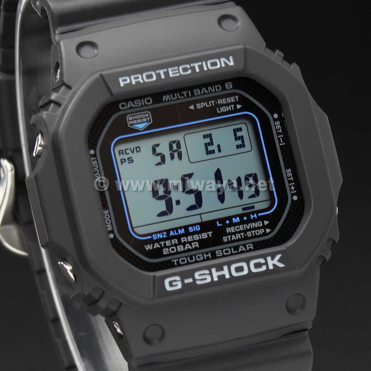 20気圧防水ケースサイズ縦カシオ CASIO 腕時計 G-SHOCK GW-M5610U-1CJF 黒